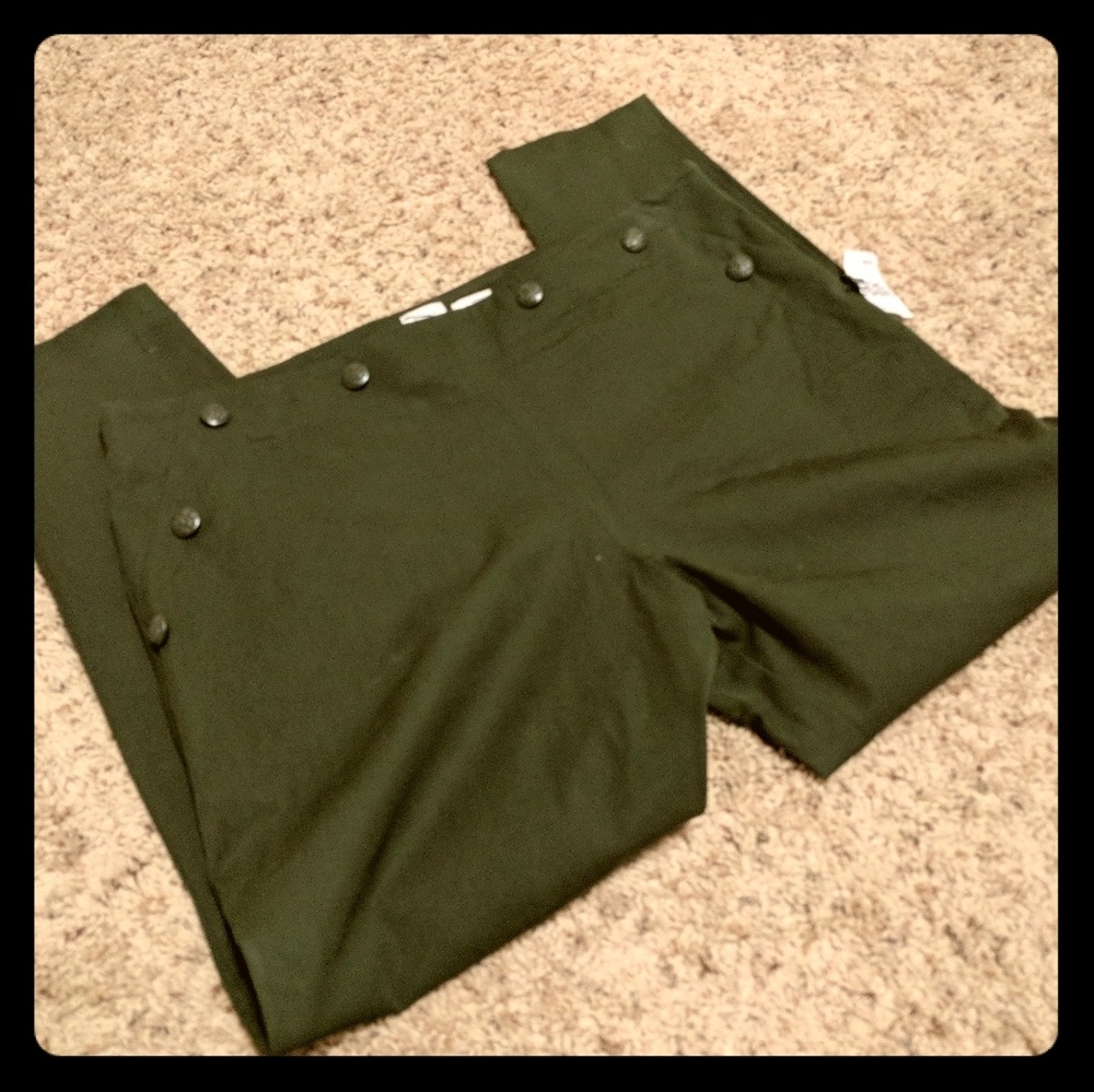 💥2/$10💥 Olive khaki straight leg dress pants